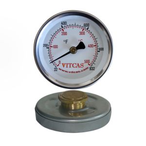 Termometar za vrata peći 0 °C – 500 °C