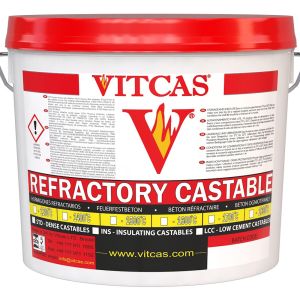Vitcas lijevani vatrostalni beton klase 1600 °C – vatrostalni beton